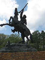 USA - Oklahoma City OK - National Cowboy Museum Buffalo Bill Statue (18 Apr 2009)